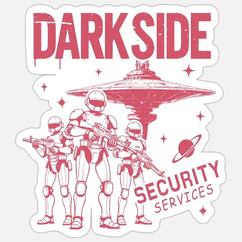 Dark Side Sticker Größe S (10 x 10 cm)