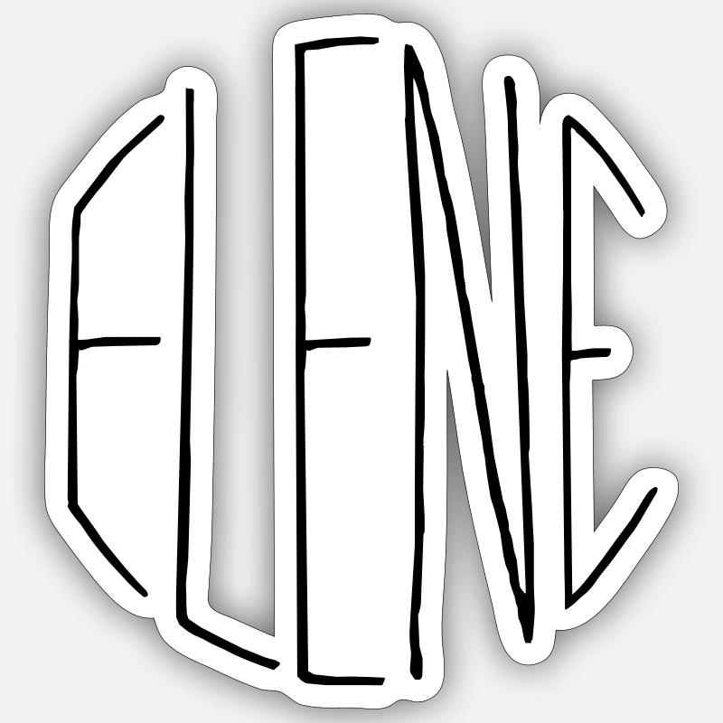 Elene Sticker taille S (10 x 10 cm)