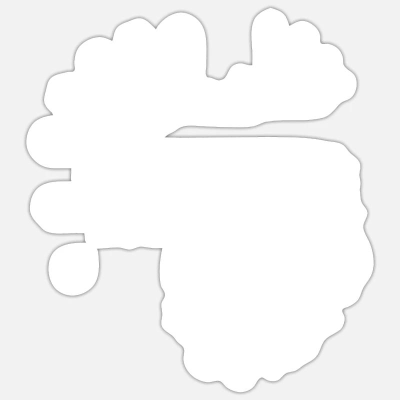 Maman 2025 - Sticker taille S (10 x 10 cm) - blanc mat