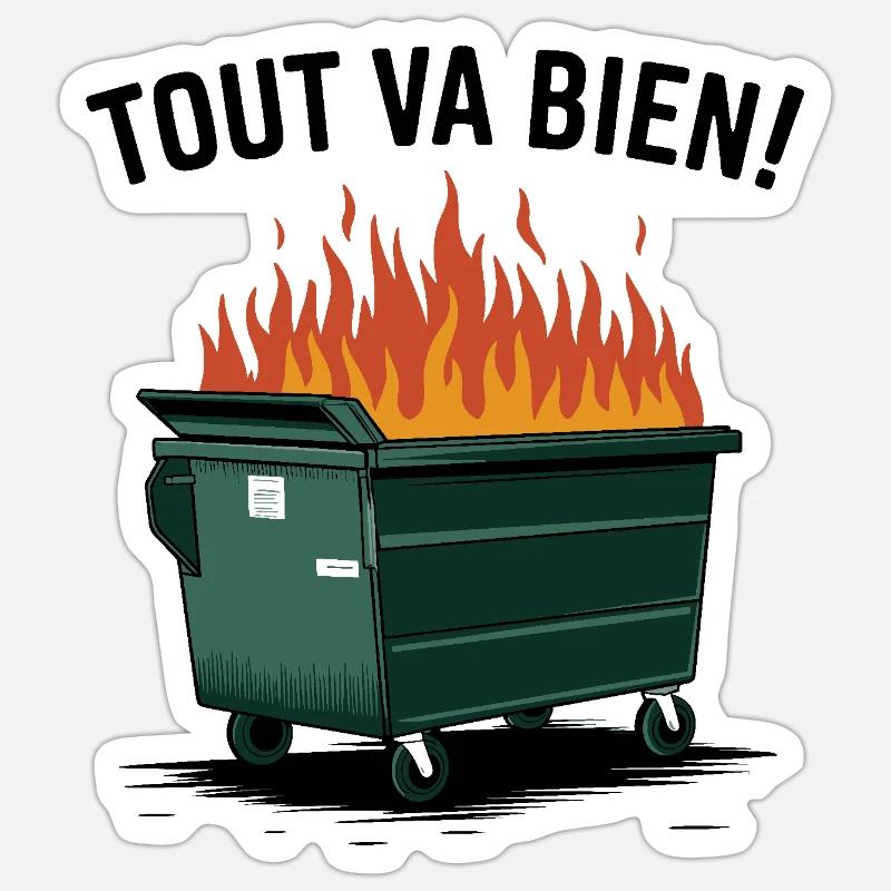 Sticker taille S (10 x 10 cm) - 