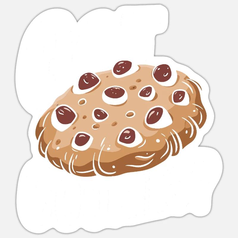 Cookies Cookie Biscuits Biscuits Chocolate Sticker size S (10 x 10 cm)