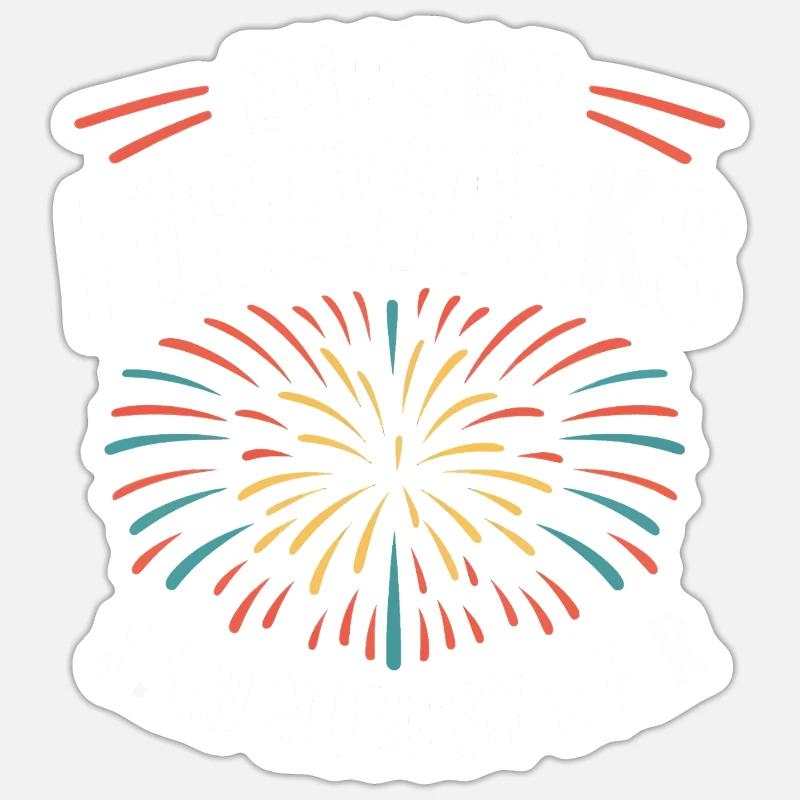 Pyrotechnics Fireworks Pyrotechnics Sticker size S (10 x 10 cm)