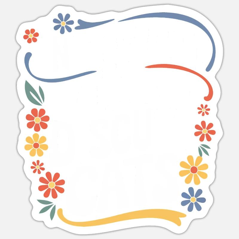 Introvert, antisocial, introvert - Sticker size S (10 x 10 cm) - white matte