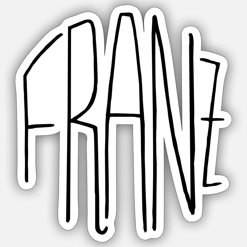 Franz - Sticker size S (10 x 10 cm) - white matte