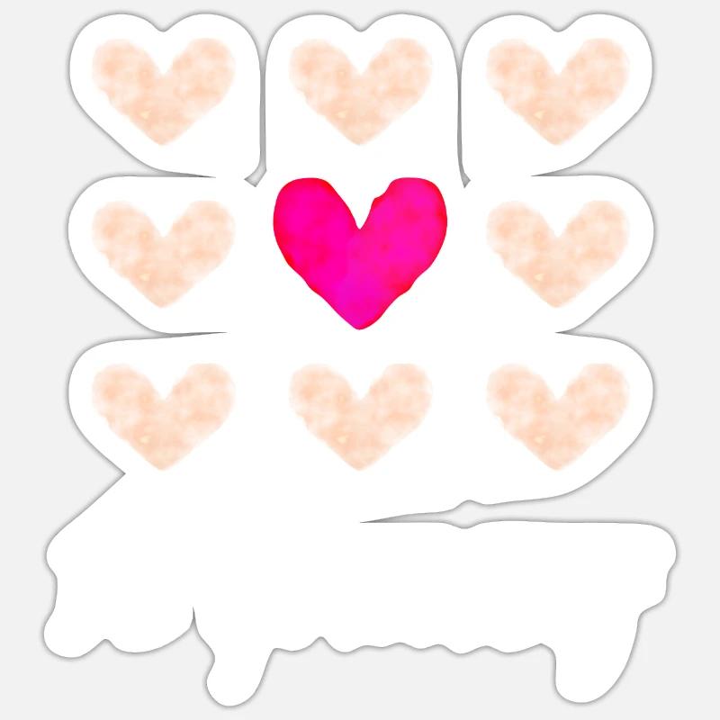 Sei du selbst - Sticker Größe S (10 x 10 cm) - Mattweiß
