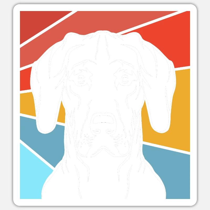 Rhodesian Ridgeback - Sticker size S (10 x 10 cm) - white matte