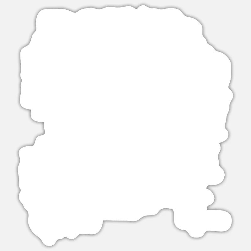13 - Sticker size S (10 x 10 cm) - white matte