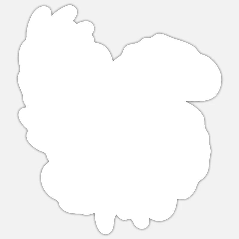 Dominant Eagle - Sticker size S (10 x 10 cm) - white matte
