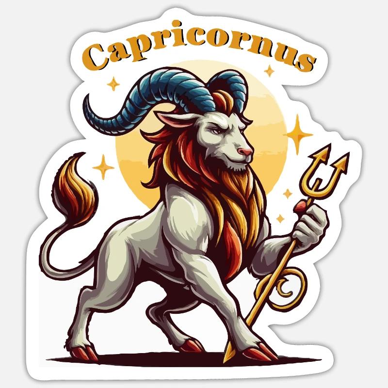 Steinbock Steinbock - Sticker Größe S (10 x 10 cm) - Mattweiß