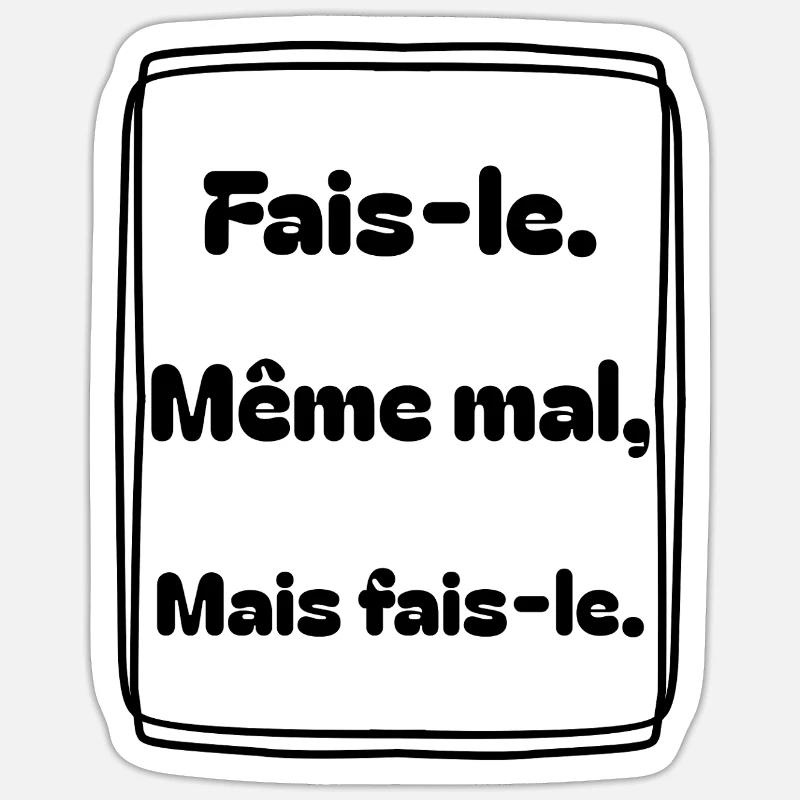 Sticker taille S (10 x 10 cm) - 