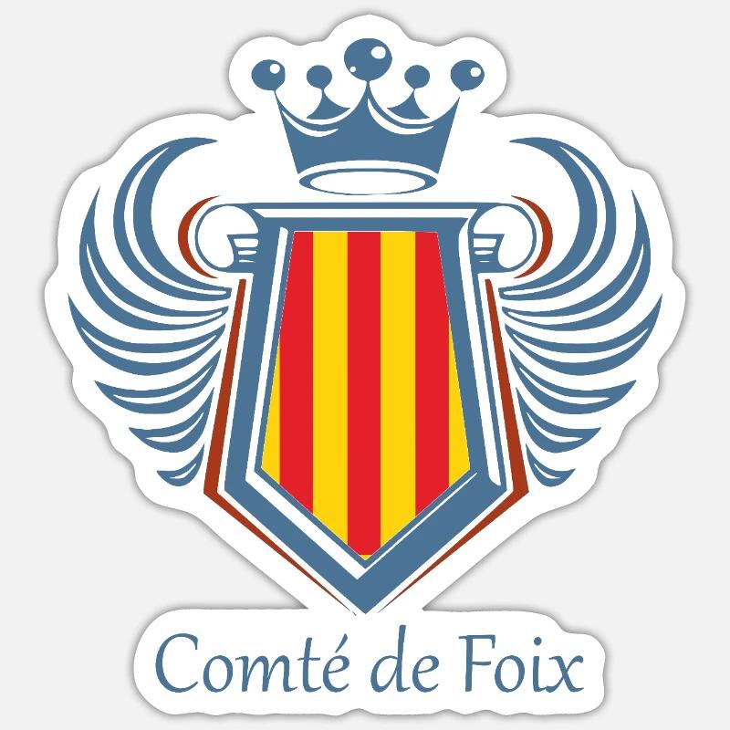 Comté de foix Sticker taille S (10 x 10 cm)