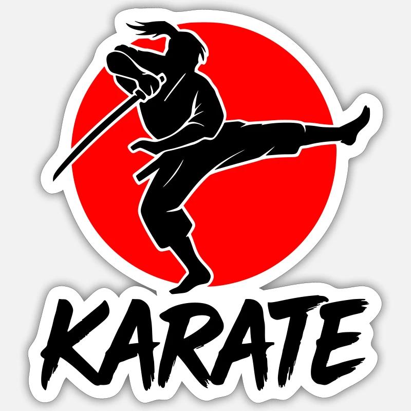 Samurai - Sticker size S (10 x 10 cm) - white matte
