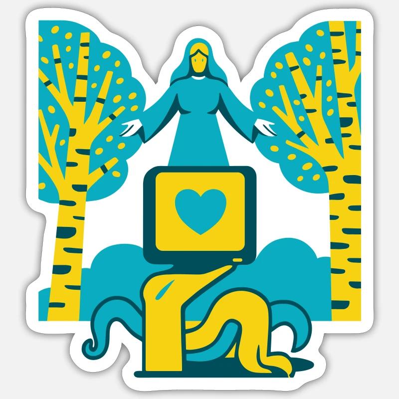 Sticker Größe S (10 x 10 cm) - 