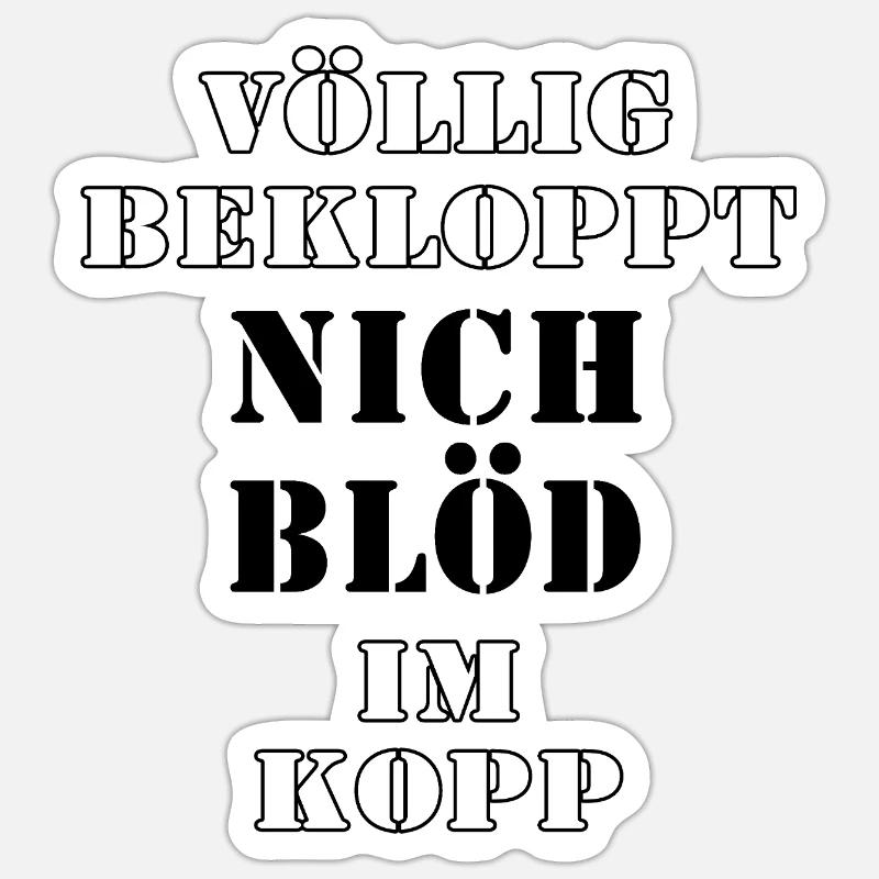 Sticker Größe S (10 x 10 cm) - 