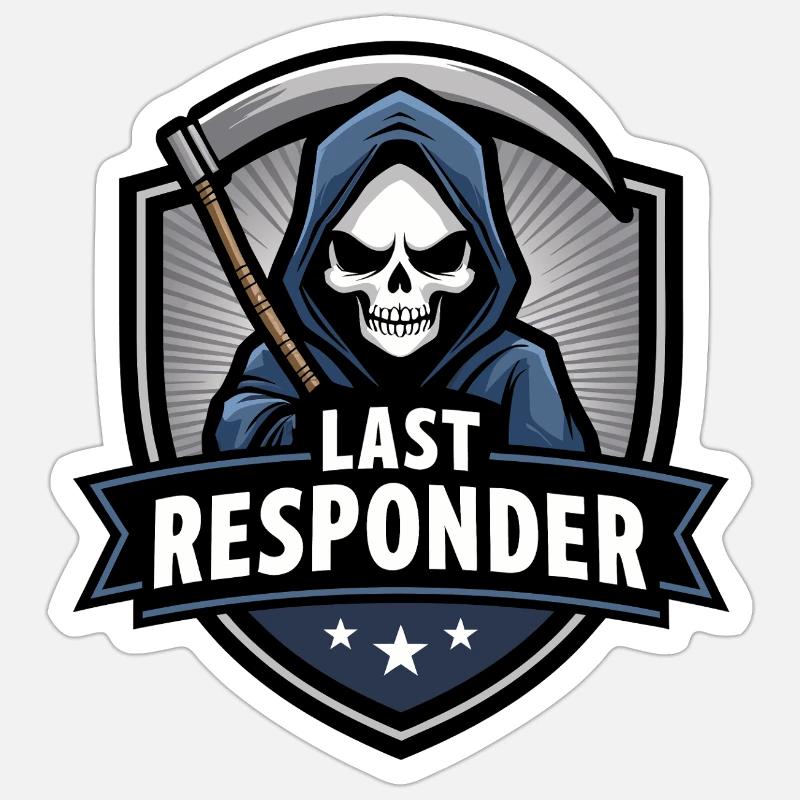 Dernier intervenant Sticker taille S (10 x 10 cm)