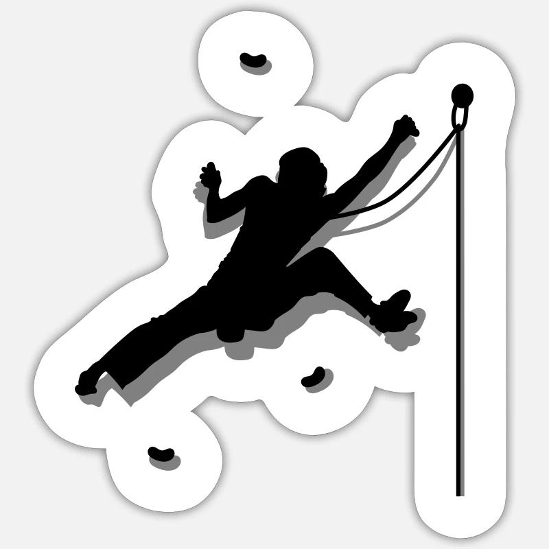 Wall climbing Sticker size S (10 x 10 cm)
