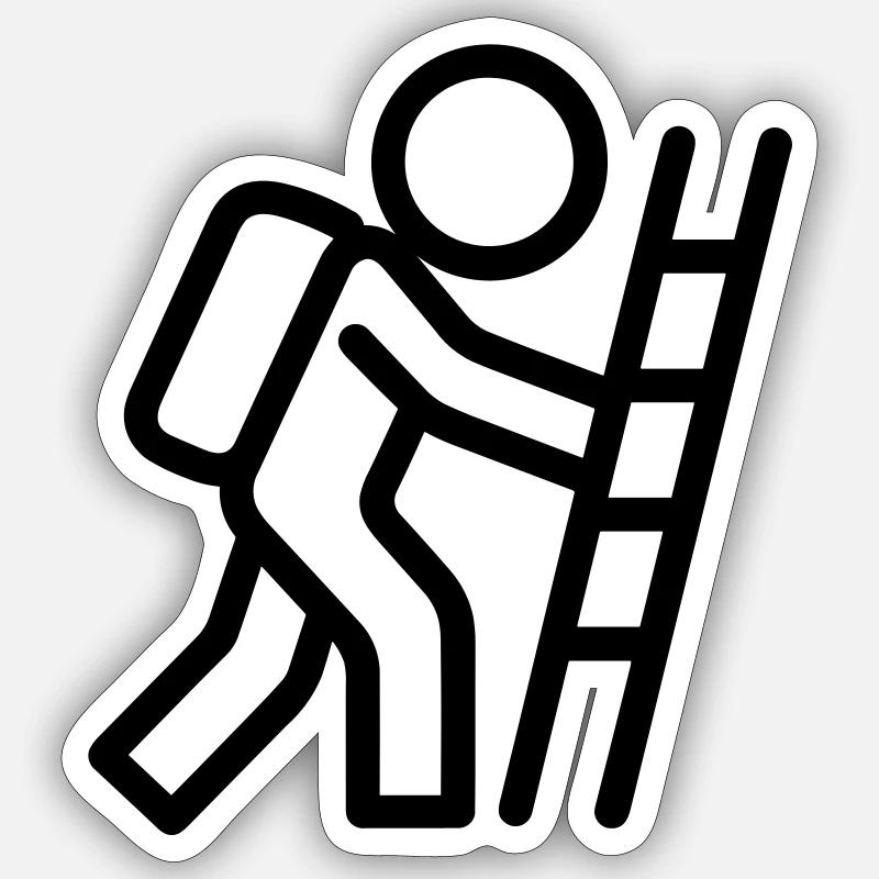 evacuation Sticker size S (10 x 10 cm)