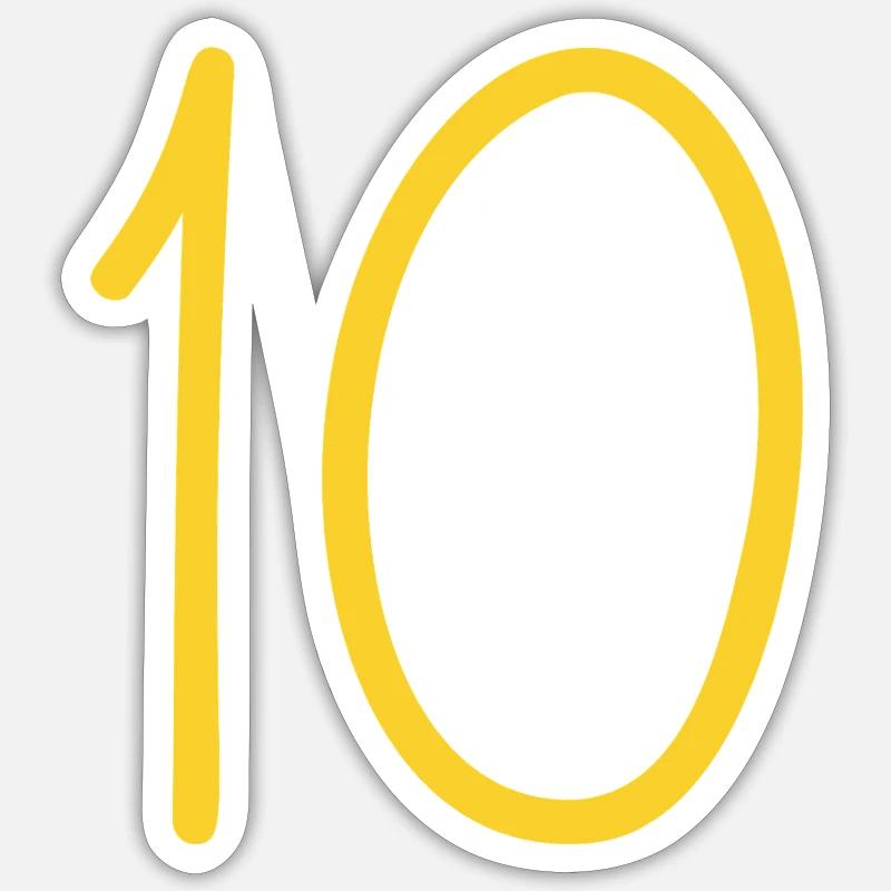 Sticker taille S (10 x 10 cm) - 