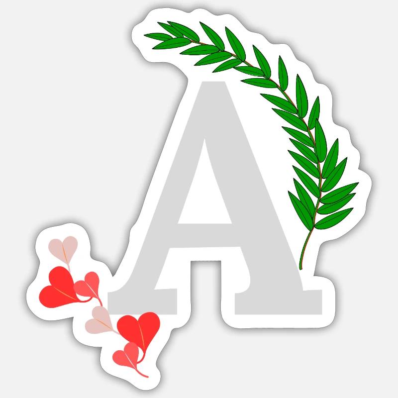 A - Sticker taille S (10 x 10 cm) - blanc mat