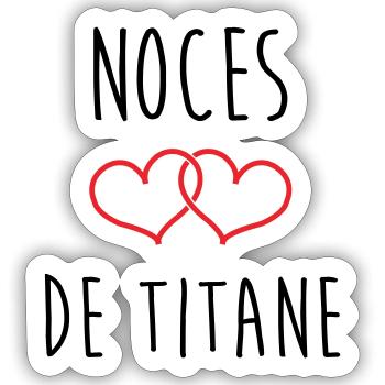 Titanium Wedding 72 Years of Marriage - Sticker size S (10 x 10 cm) - white matte - Front
