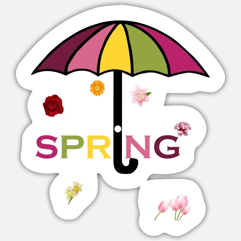 Spring-02 Sticker size S (10 x 10 cm)