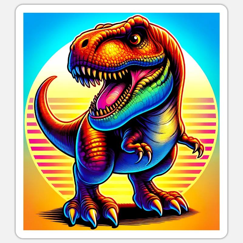 Dinosaurier Sticker Größe S (10 x 10 cm)