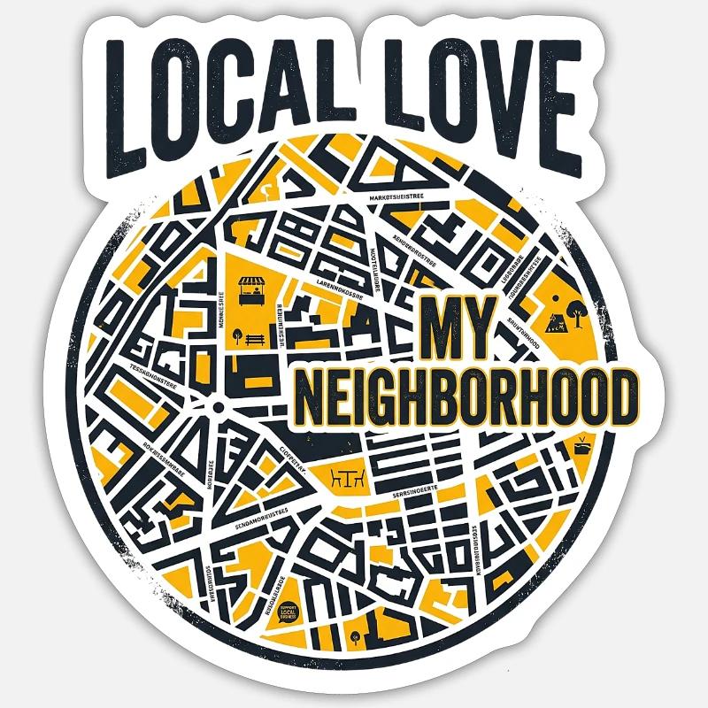 Sticker Größe S (10 x 10 cm) - 