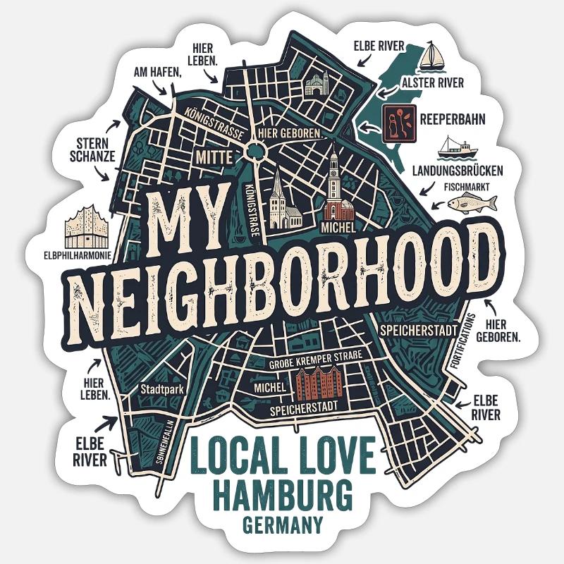 Sticker Größe S (10 x 10 cm) - 