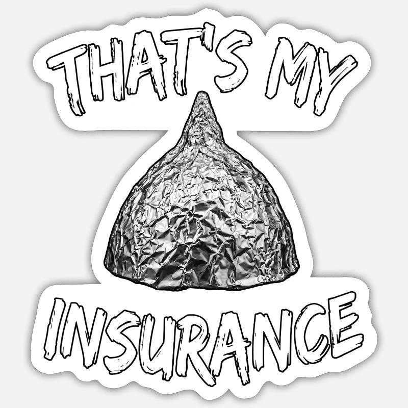 Assurance gratuite - Sticker taille S (10 x 10 cm) - blanc mat