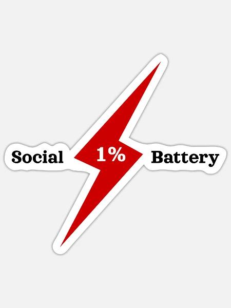 Elektrischer 1%-Bolzenimpuls - Sticker Größe S (10 x 10 cm) - Mattweiß