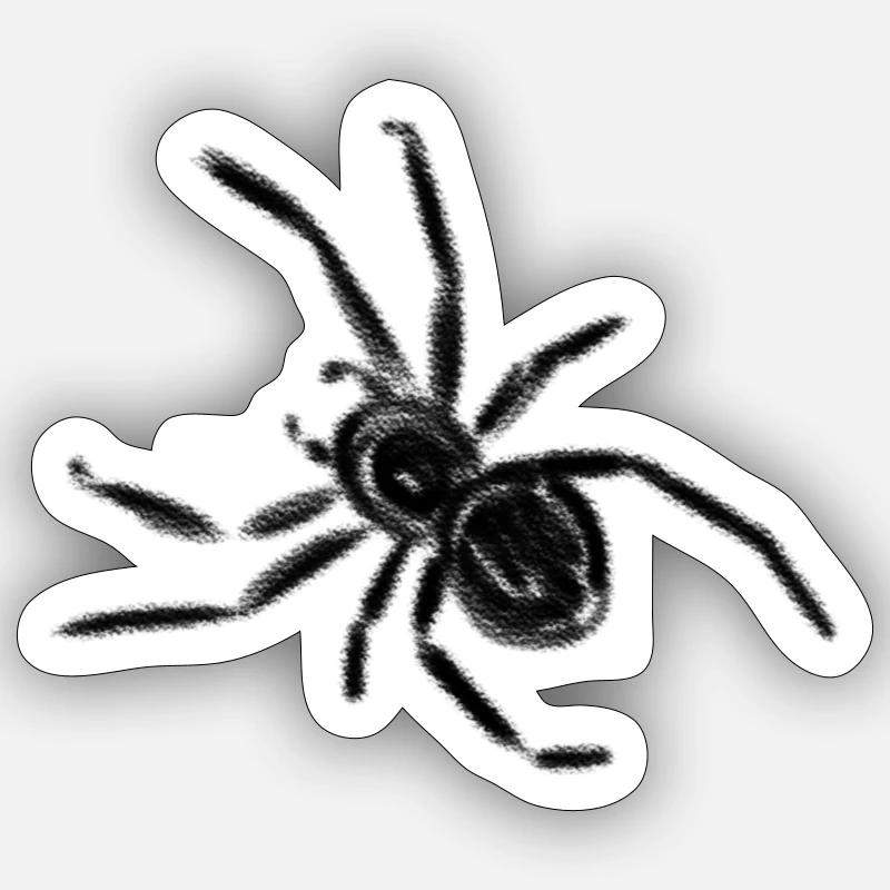Spider - Sticker size S (10 x 10 cm) - white matte
