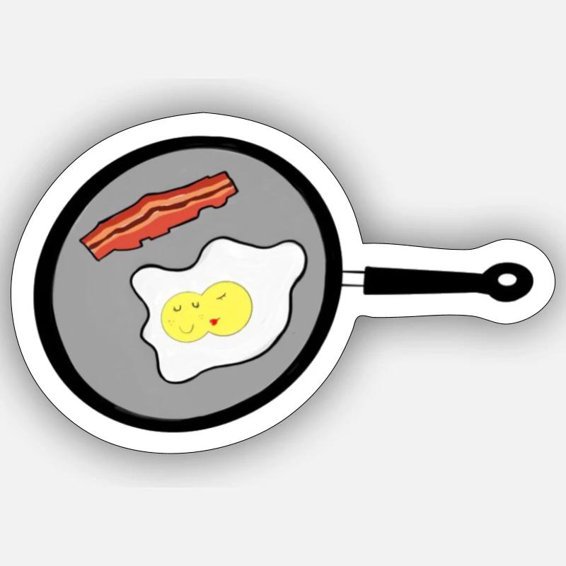 Breakfast Sticker Größe S (10 x 10 cm)