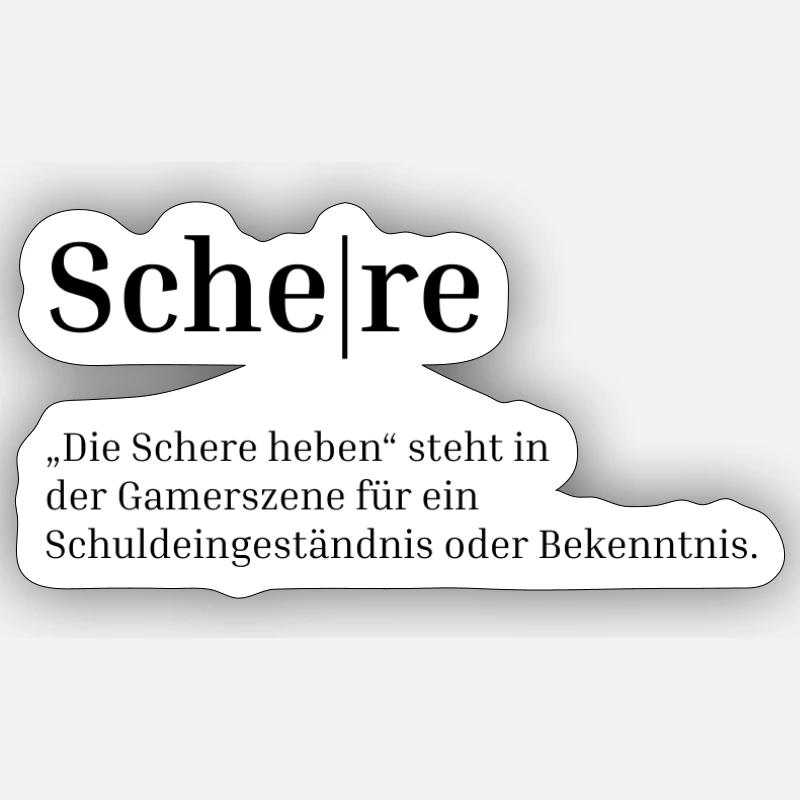 Scissors Sticker size S (10 x 10 cm)