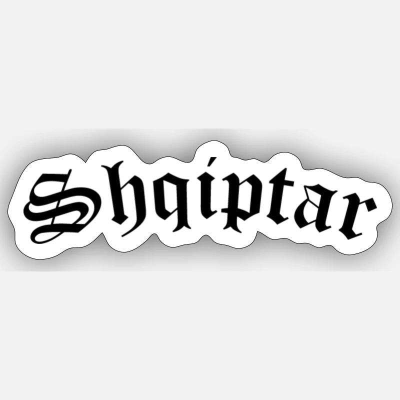 Shqiptar - Sticker size S (10 x 10 cm) - white matte