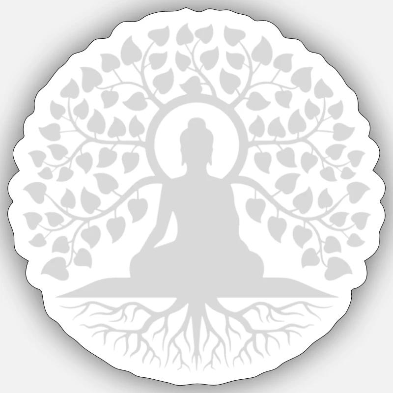 Buddha Sticker Größe S (10 x 10 cm)