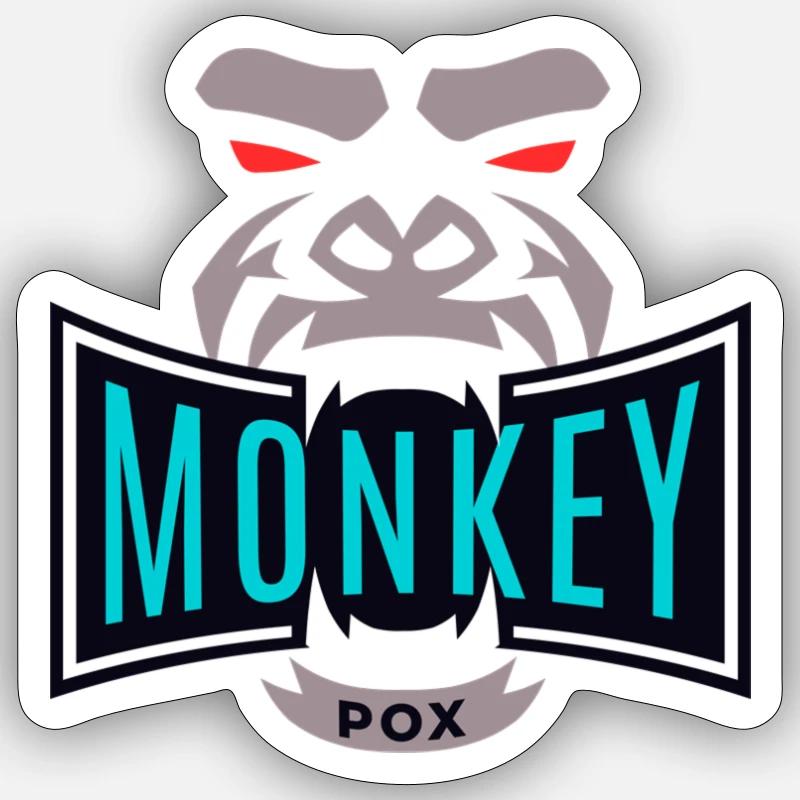 Monkey POX Sticker size S (10 x 10 cm)