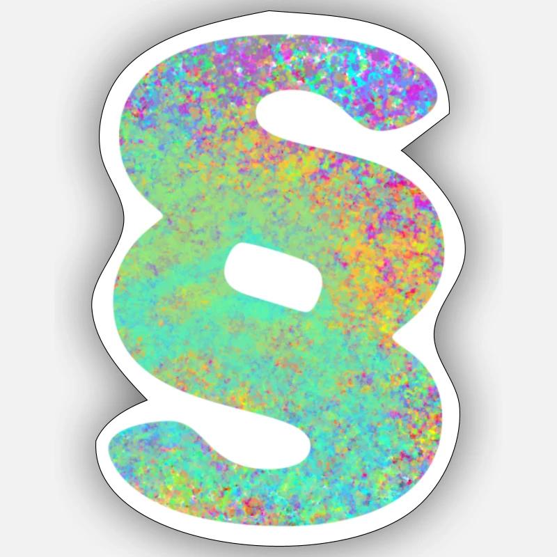 Paragraph § - Sticker size S (10 x 10 cm) - white matte
