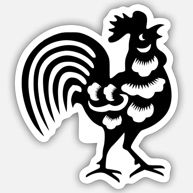 robinet - Sticker taille S (10 x 10 cm) - blanc mat