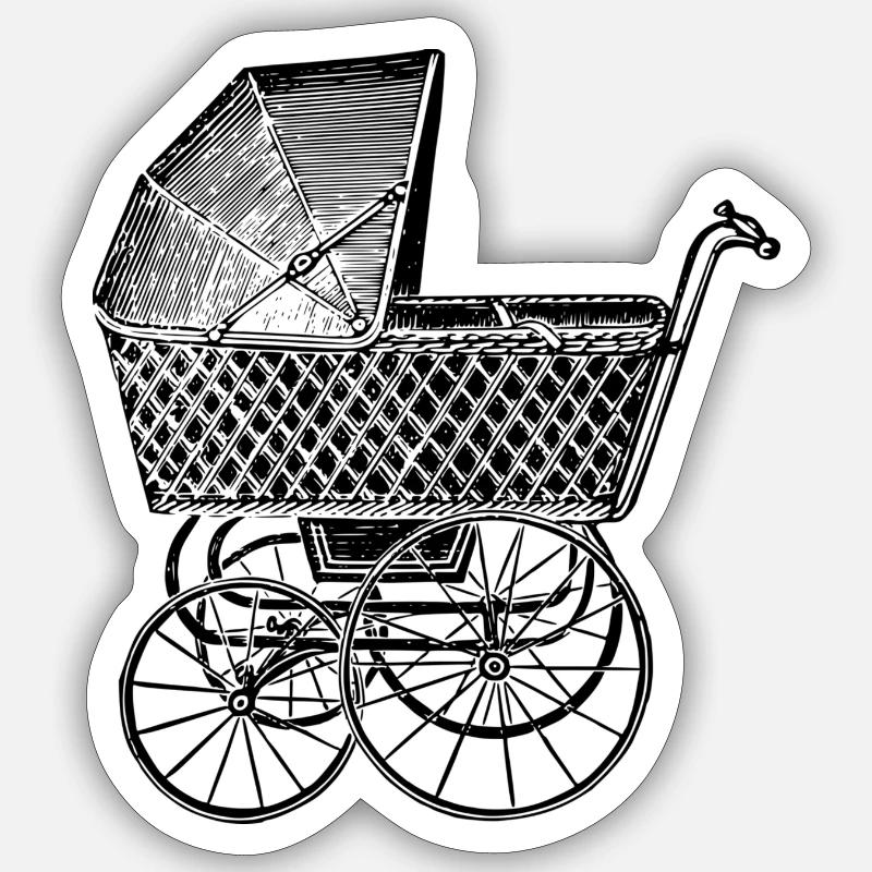 stroller Sticker size S (10 x 10 cm)