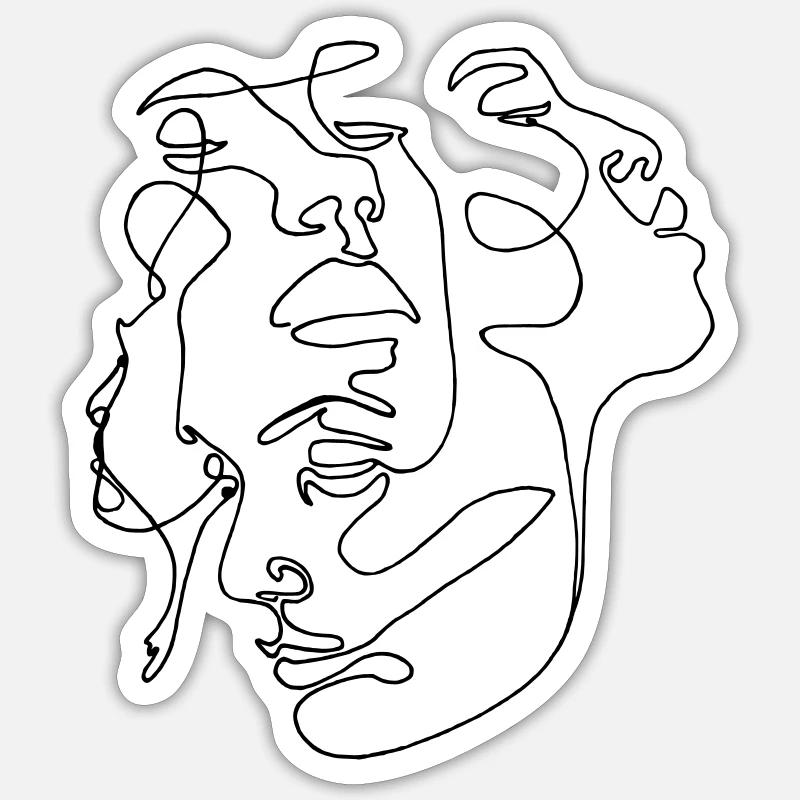Sticker Größe S (10 x 10 cm) - 