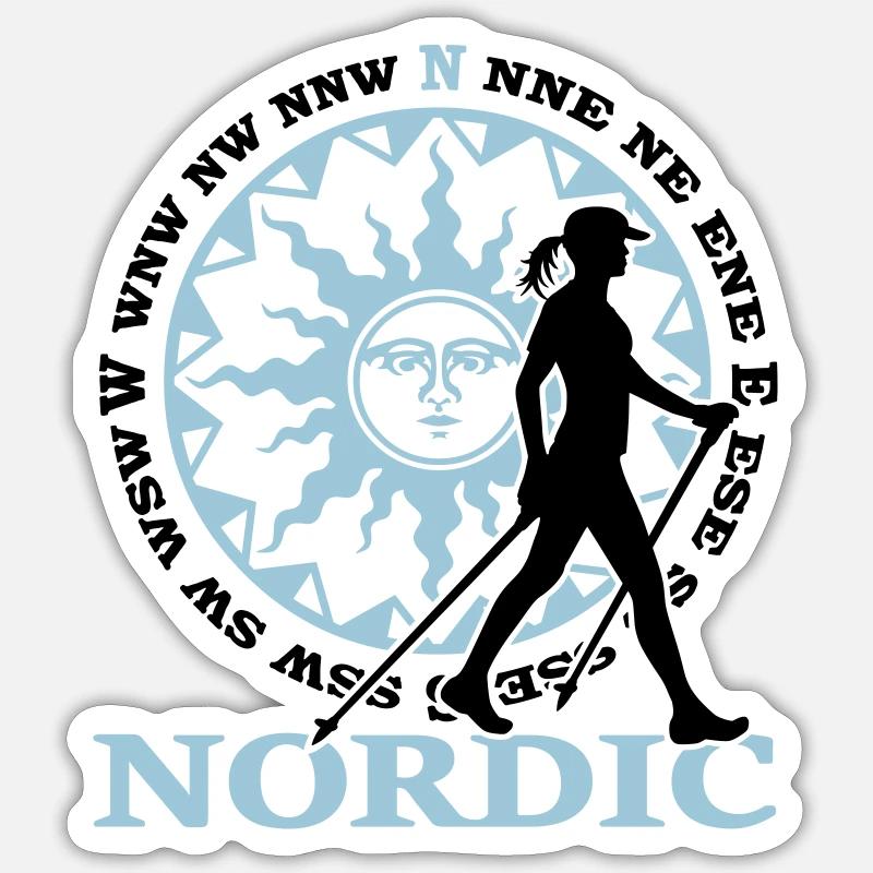 Nordic 2C - Farbwechsel Sticker Größe S (10 x 10 cm)