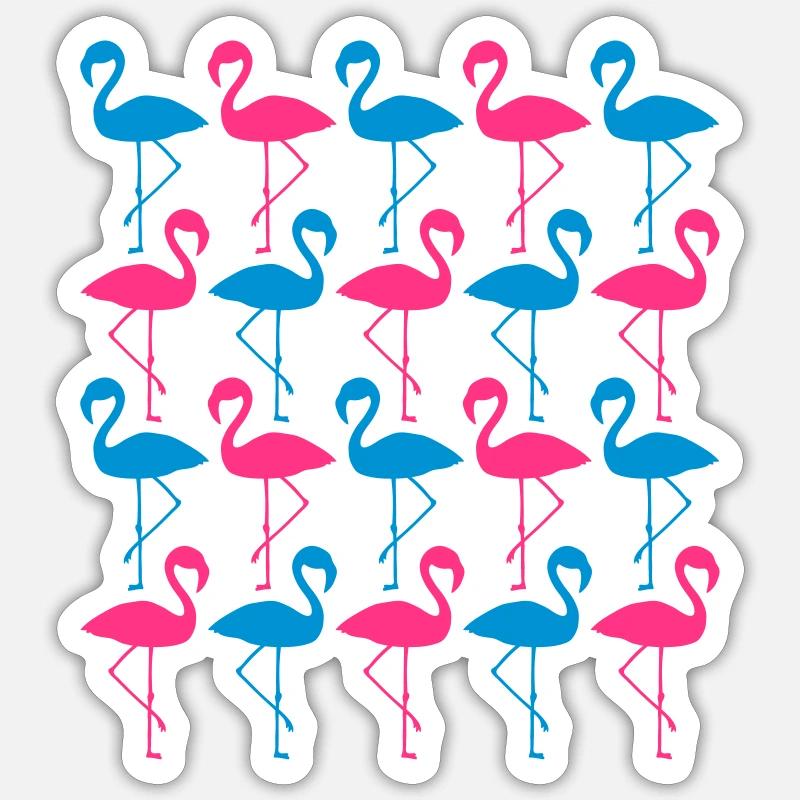 cool beaucoup équipe modèle rangée silhouette contour fla Sticker taille S (10 x 10 cm)