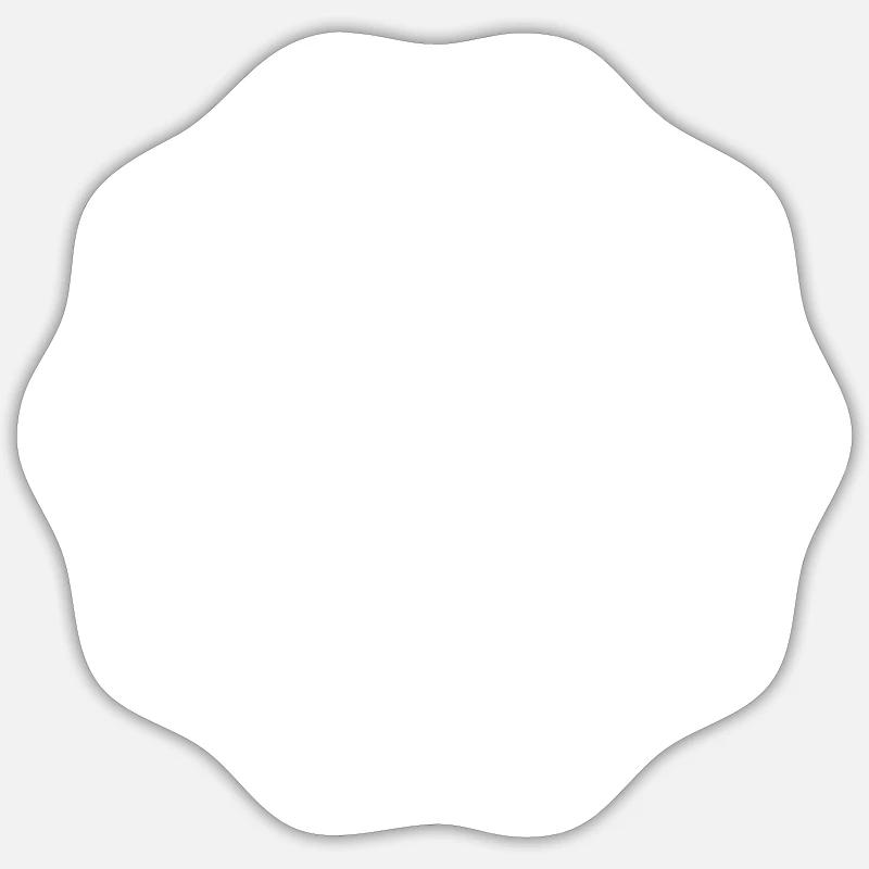 Rock Style - Sticker Größe S (10 x 10 cm) - Mattweiß