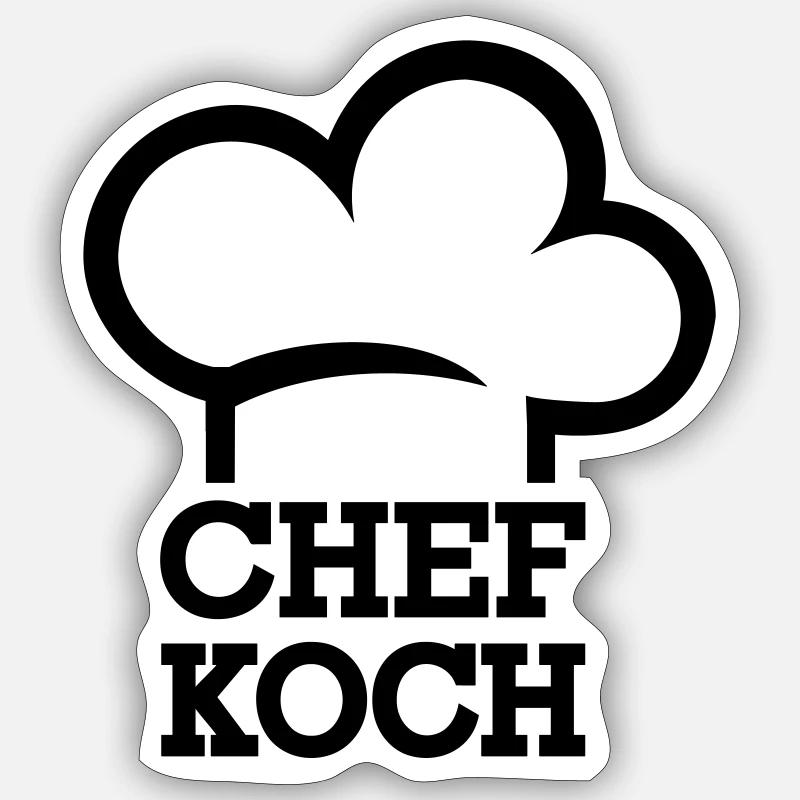 Chef Sticker size S (10 x 10 cm)