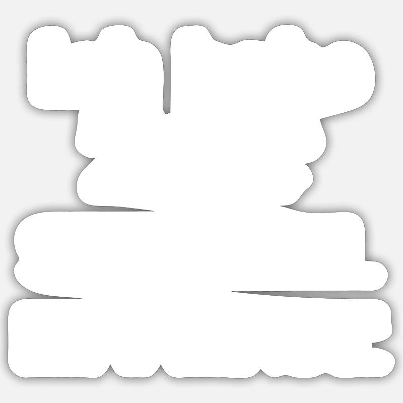 SPEAK SPECIAL EFFECT - Sticker size S (10 x 10 cm) - white matte
