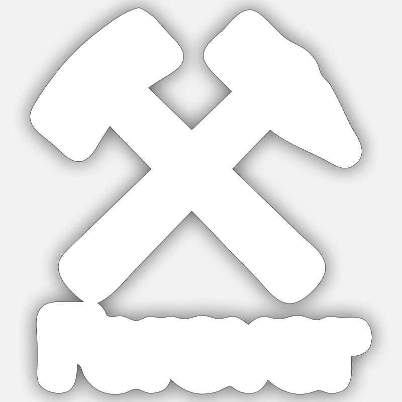 Mining buddy forever Sticker size S (10 x 10 cm)