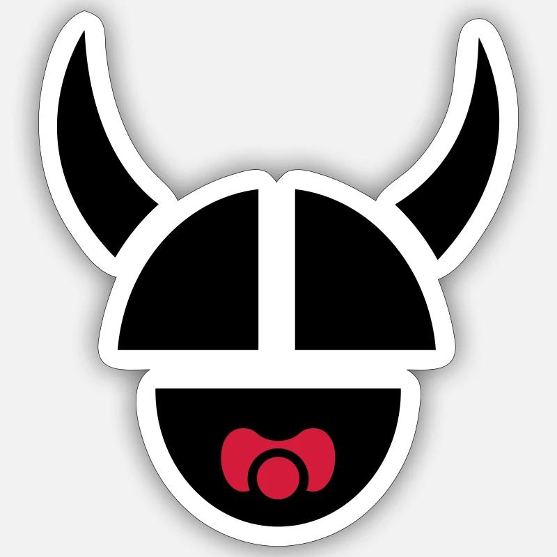 Wikingerkind Sticker Größe S (10 x 10 cm)
