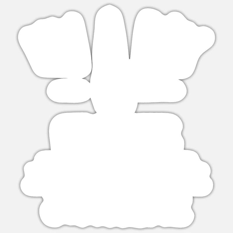 Je suis un rayon de soleil - Sticker taille S (10 x 10 cm) - blanc mat