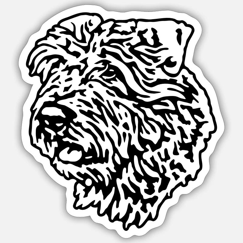 604s Bouvier Sticker Größe S (10 x 10 cm)