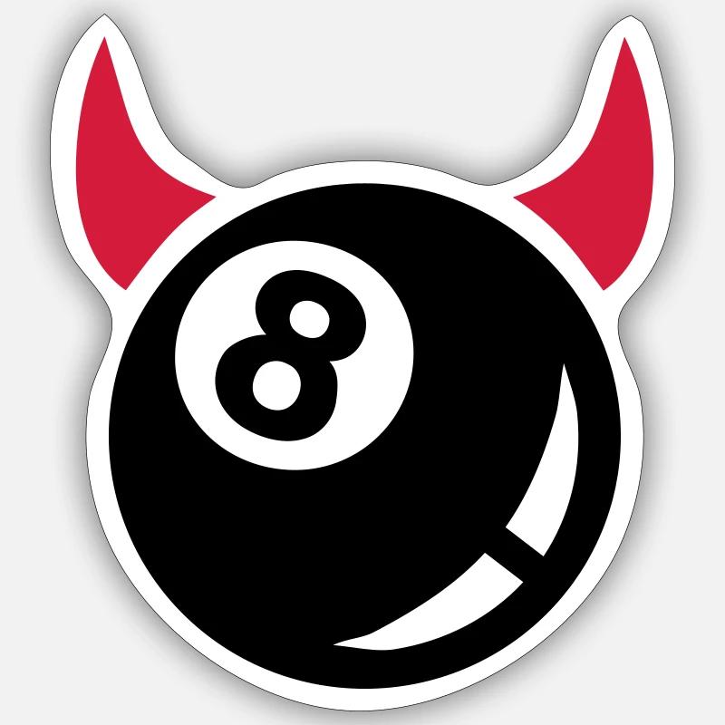 Billard Sticker taille S (10 x 10 cm)